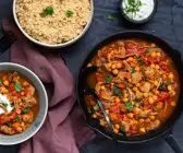 Lammragout mit Kichererbsen und getrockneten Feigen