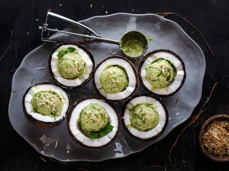 Kokos-Avocado-Eis