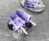 Brombeereis mit Thymian