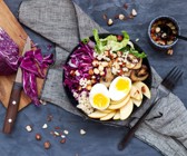 Winterliche Buddha-Bowl mit Gerstengraupen