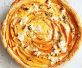 Kürbis-Ziegenkäse-Tarte