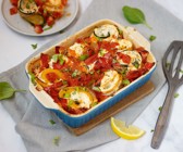 Schollen-Zucchini-Röllchen mit Frischkäsefüllung