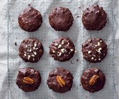Lebkuchen mit Zartbitterglasur