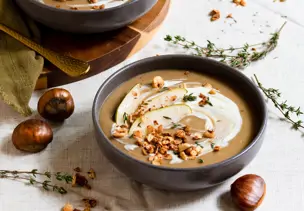 Maronencremesuppe