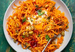 Süßkartoffel-Spaghetti