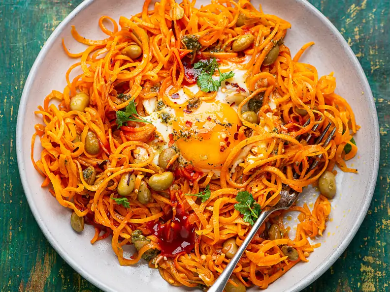 Süßkartoffel-Spaghetti