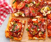 Dinkel-Hefeteig-Pizza