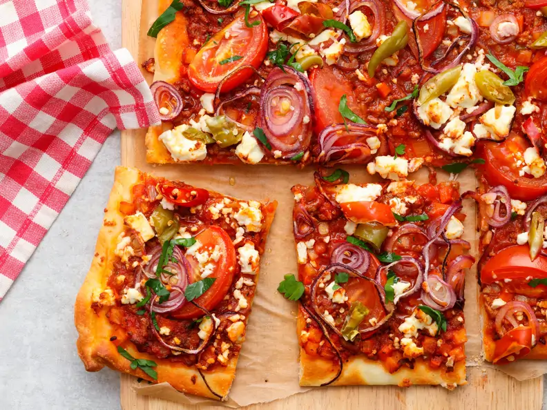 Dinkel-Hefeteig-Pizza