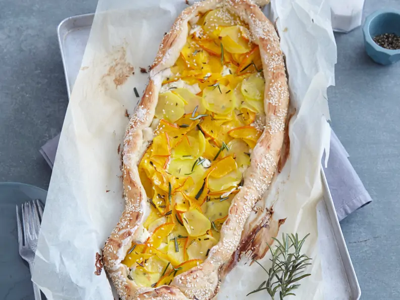Pide mit Kartoffeln