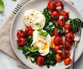 Geschmolzene Tomaten aus dem Backofen