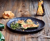 Zucchini mit Füllung aus Hackfleisch und DŽIUGAS® Delicate