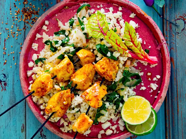 Blumenkohlreis mit Hähnchen