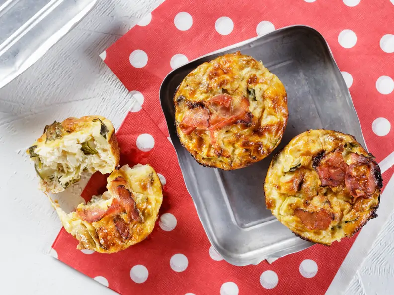 Kleine Pilz-Zucchini-Quiches