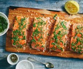 Kräuterlachsfilets