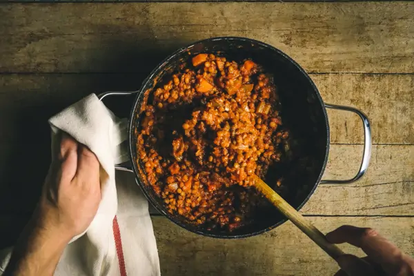 Rote Linsen kochen
