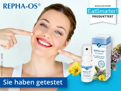 Das REPHA-OS® Mundspray hat überzeugt