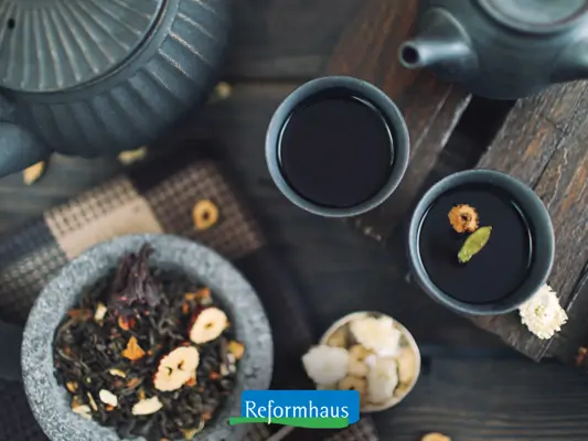 Reformhaus: Teezubereitung