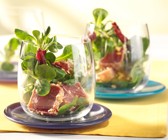 Feldsalat mit Thunfisch und Schalottendressing