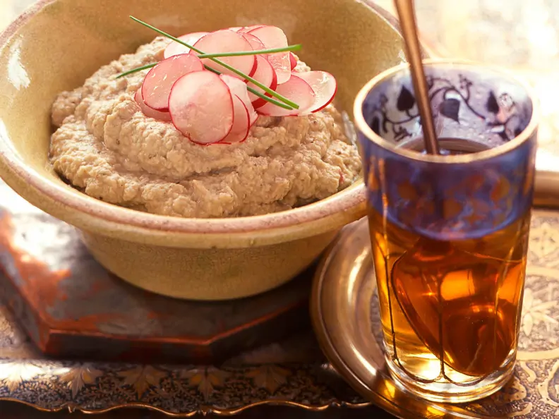 Auberginenpüree mit Sesampaste