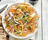 Karottensalat mit Zwiebel