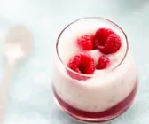 Tapioka-Himbeer-Pudding