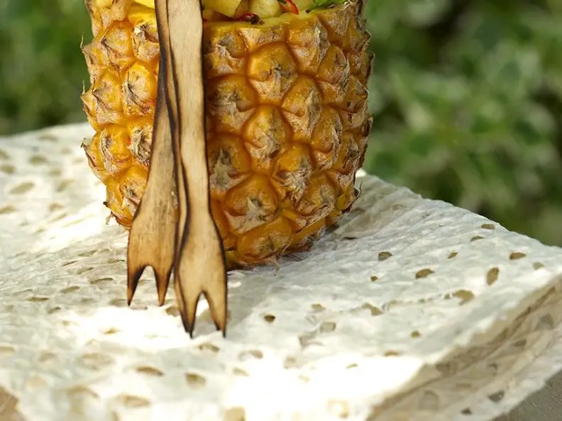 Gefüllte Ananas