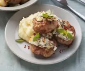Frikadellen aus Pute mit Kartoffel-Sellerie-Stampf