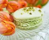 Macarons mit Grünem Tee und Pistazien