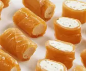 Röllchen mit Lachs