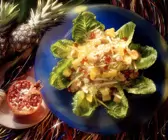 Fruchtiger Geflügel-Reissalat