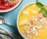 Gelbe Smoothie-Bowl mit Mango für den Thermomix