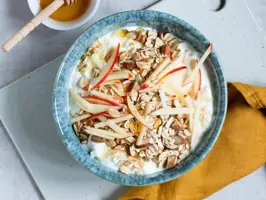 Hüttenkäse-Frühstück mit Crunch