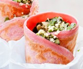 Gefüllte Rote-Bete-Crêpes