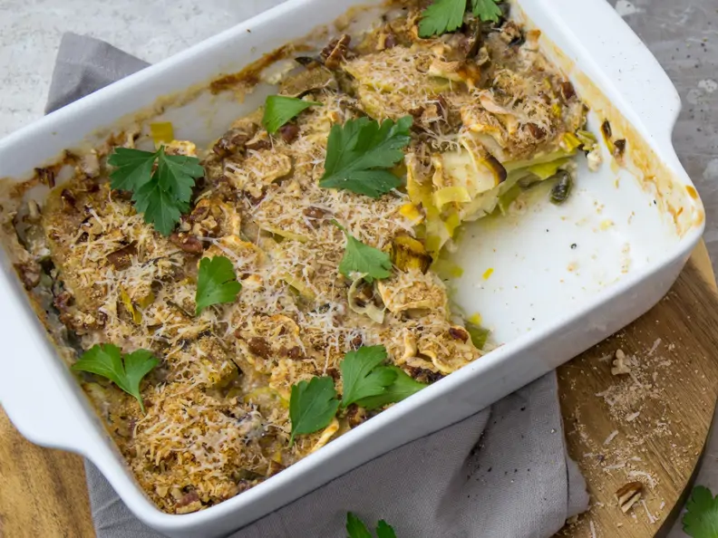 Kartoffelgratin mit Pastinaken