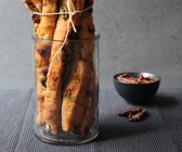 Ciabatta-Stangen mit Oliven