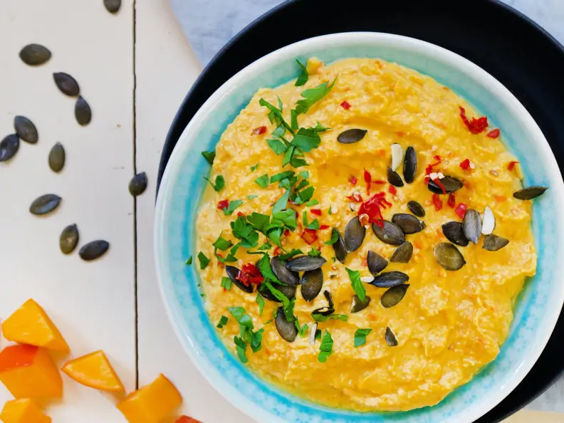 Kürbis-Hummus