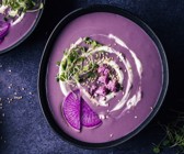 Süßkartoffel-Blumenkohl-Suppe mit Za'atar