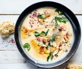 Mandel-Rübchen-Suppe