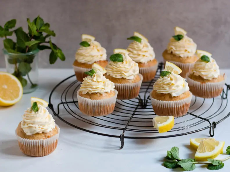 Zitronen-Cupcakes
