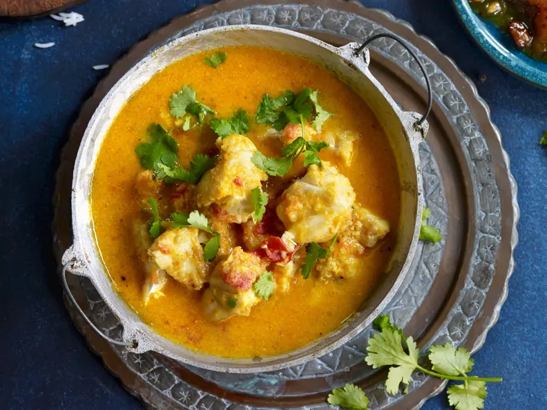 Fisch-Curry mit Mango