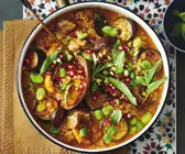 Eintopf mit Lamm und Auberginen