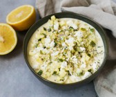 Zucchini-Zitronen-Sauce mit Feta