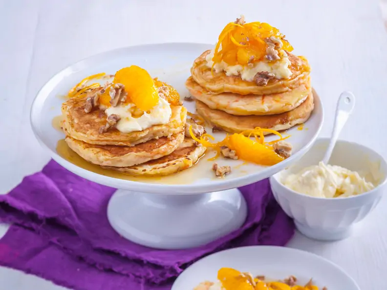 Möhren-Pancakes