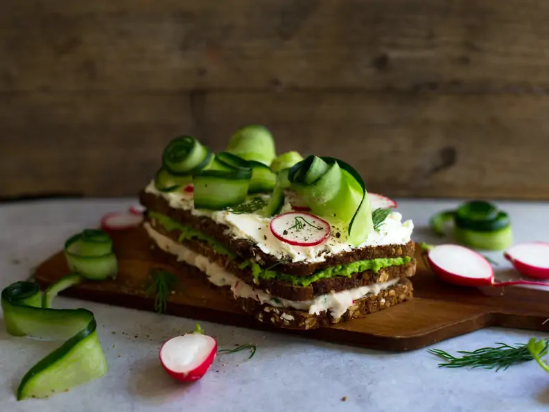 Brottorte mit Frischkäse