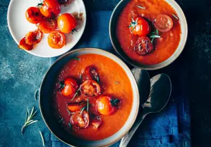 Vegane Tomatensuppe