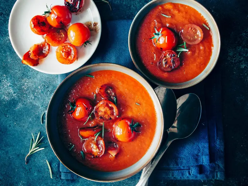 Vegane Tomatensuppe