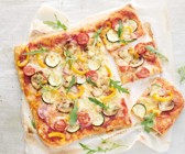 Vegane Gemüse-Pizza