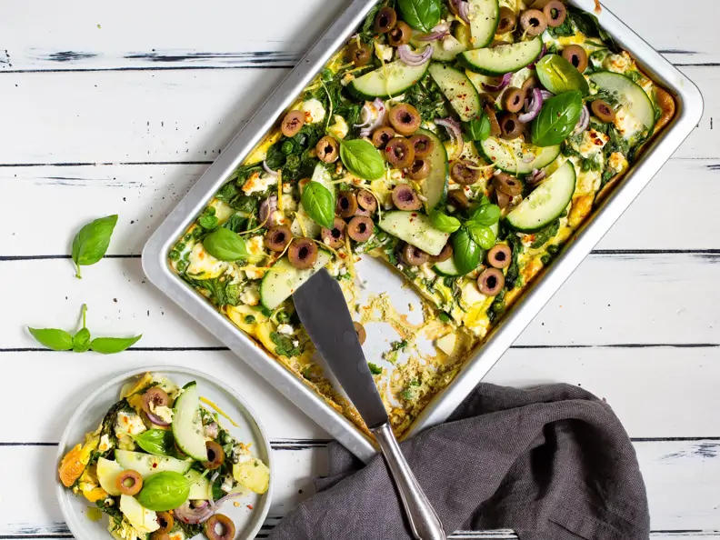 Kartoffel-Spinat-Frittata