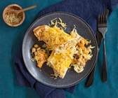 Crespelle mit Cheddar