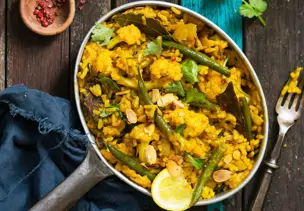 Biryani mit Blumenkohl